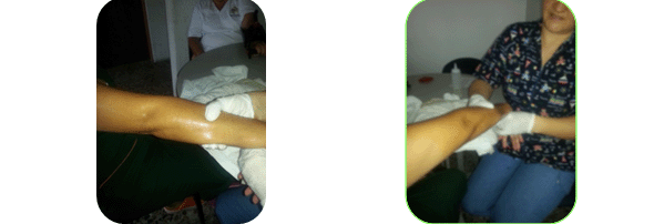 Masaje sedativo para la artrosis de codo reduccion del dolor